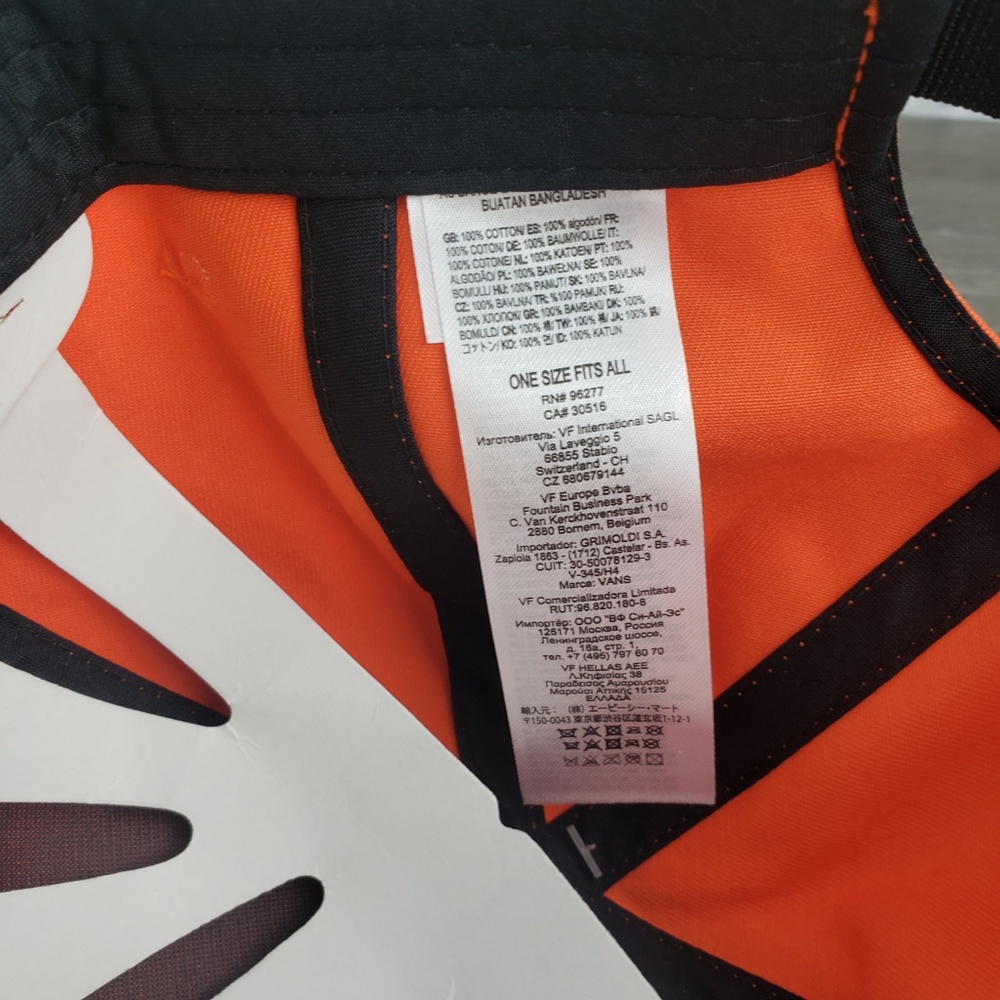 NWT  Vans Salton II Orange Unisex Hat - Picture 5 of 6